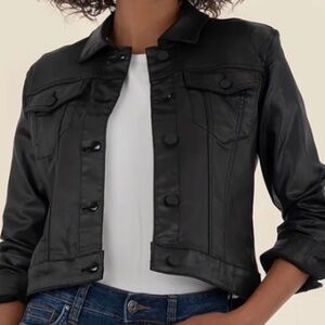 Kut From The Kloth Julia Coated Jacket Size Small